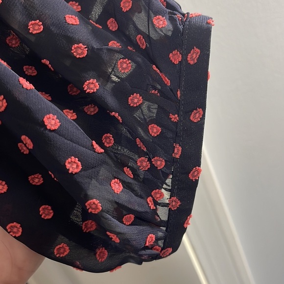 Chaps Women's Black and flower print dress, size 6 - Picture 5 of 12